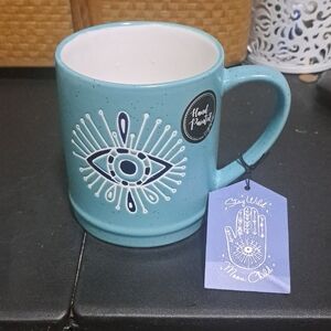 Wander Blue and White Artistic Mug